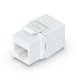 Conector Keystone Jack Cat6 Toolless UniFi Ubiquiti, Pachet 12 buc., UACC-Keystone-Jack-C6